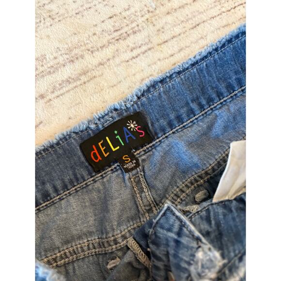 DELIA's Vintage y2K baggy carpenter Jeans size small - Picture 5 of 5